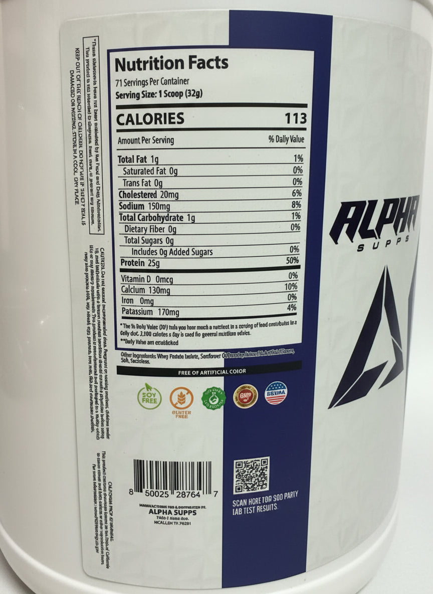 Vanilla Protein Powder – Spartan Nutrition
