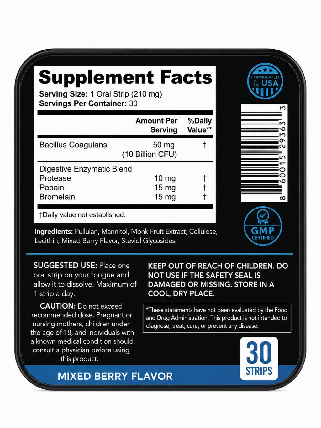 Digestive + Gut Health Strips