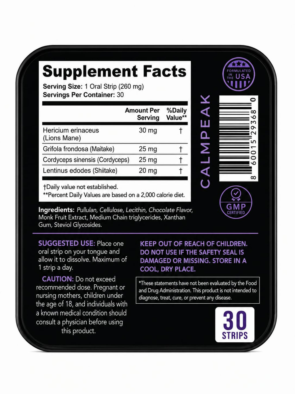 Mushroom Focus Strips
