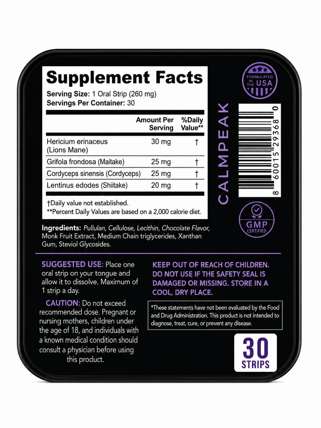 Mushroom Focus Strips